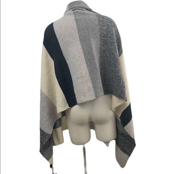 NWT Halogen chunky striped scarves 100% cashmere - Picture 4 of 4